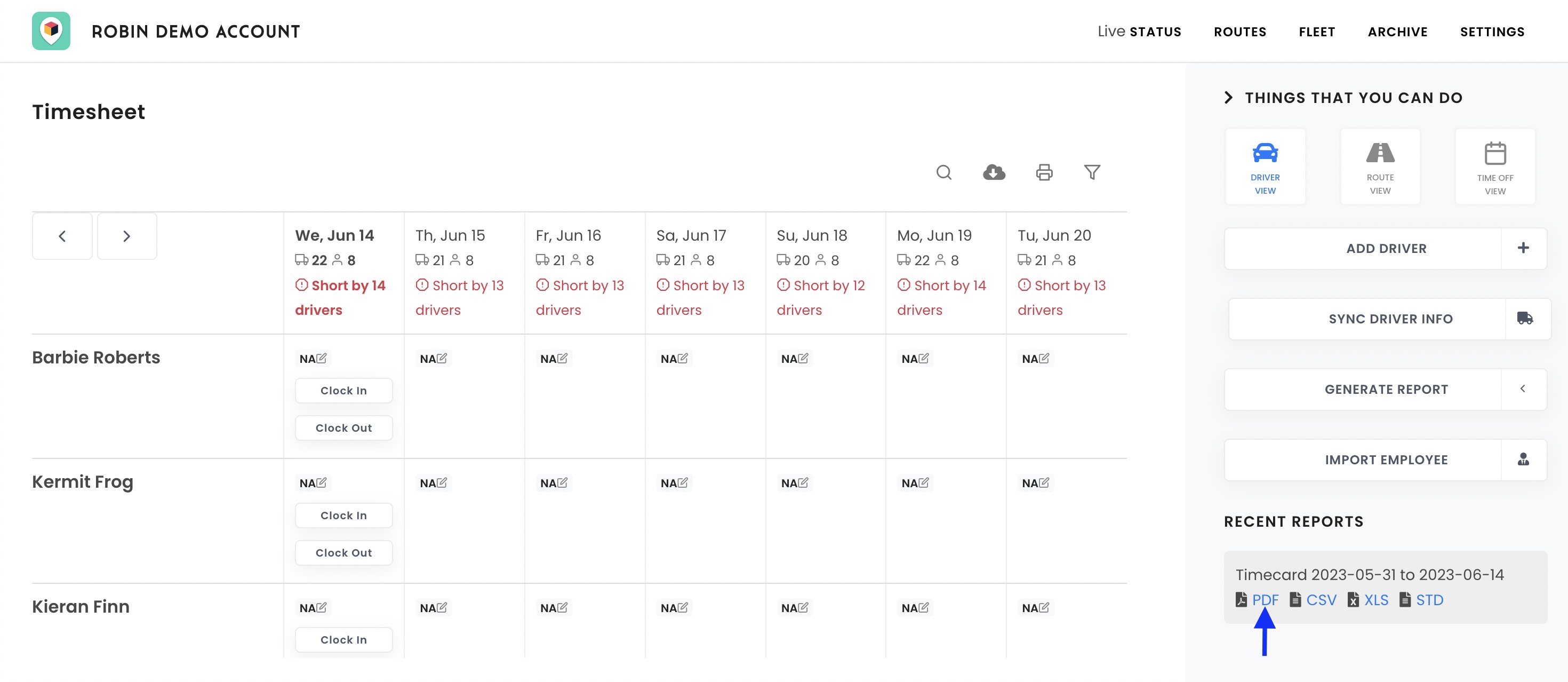 Timesheets Generate an Employee Timecard One Hundred Feet, Inc.